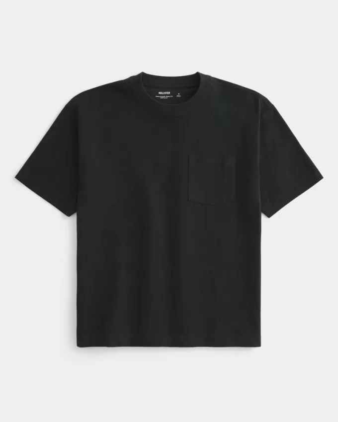 Boxy Heavyweight Pocket Crew T-Shirt,Boxy Heavyweight Pocket Crew T-Shirt Boxy Heavyweight Pocket Crew T-Shirt,Boxy Heavyweight Pocket Crew T-Shirt