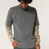Boxy Heavyweight Washed Crew T-Shirt,Boxy Heavyweight Washed Crew T-Shirt Boxy Heavyweight Washed Crew T-Shirt,Boxy Heavyweight Washed Crew T-Shirt
