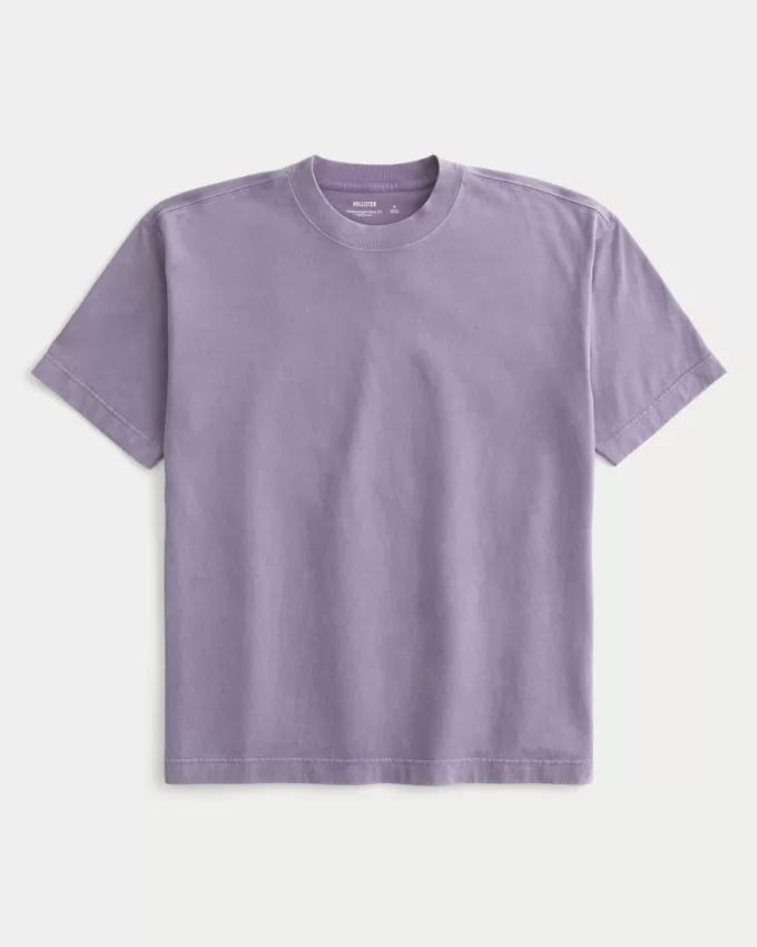Boxy Heavyweight Washed Crew T-Shirt,Boxy Heavyweight Washed Crew T-Shirt Boxy Heavyweight Washed Crew T-Shirt,Boxy Heavyweight Washed Crew T-Shirt