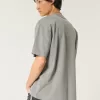 Boxy Heavyweight Washed Crew T-Shirt,Boxy Heavyweight Washed Crew T-Shirt Boxy Heavyweight Washed Crew T-Shirt,Boxy Heavyweight Washed Crew T-Shirt