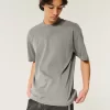 Boxy Heavyweight Washed Crew T-Shirt,Boxy Heavyweight Washed Crew T-Shirt Boxy Heavyweight Washed Crew T-Shirt,Boxy Heavyweight Washed Crew T-Shirt