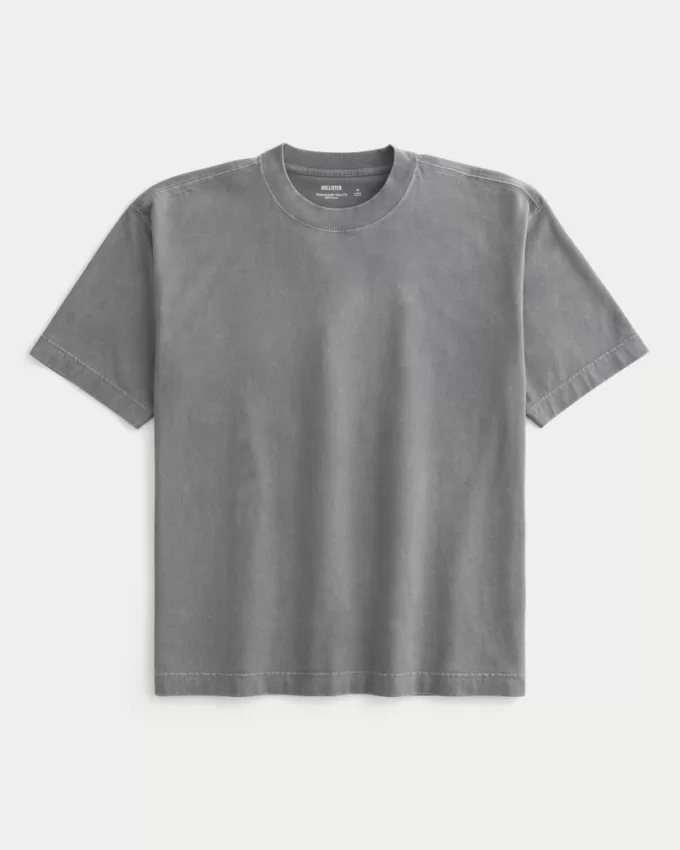 Boxy Heavyweight Washed Crew T-Shirt,Boxy Heavyweight Washed Crew T-Shirt Boxy Heavyweight Washed Crew T-Shirt,Boxy Heavyweight Washed Crew T-Shirt