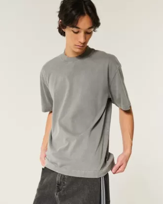 Boxy Heavyweight Washed Crew T-Shirt,Boxy Heavyweight Washed Crew T-Shirt Boxy Heavyweight Washed Crew T-Shirt,Boxy Heavyweight Washed Crew T-Shirt