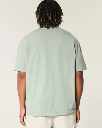 Boxy Heavyweight Washed Crew T-Shirt,Boxy Heavyweight Washed Crew T-Shirt Boxy Heavyweight Washed Crew T-Shirt,Boxy Heavyweight Washed Crew T-Shirt