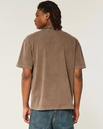 Boxy Heavyweight Washed Crew T-Shirt,Boxy Heavyweight Washed Crew T-Shirt Boxy Heavyweight Washed Crew T-Shirt,Boxy Heavyweight Washed Crew T-Shirt