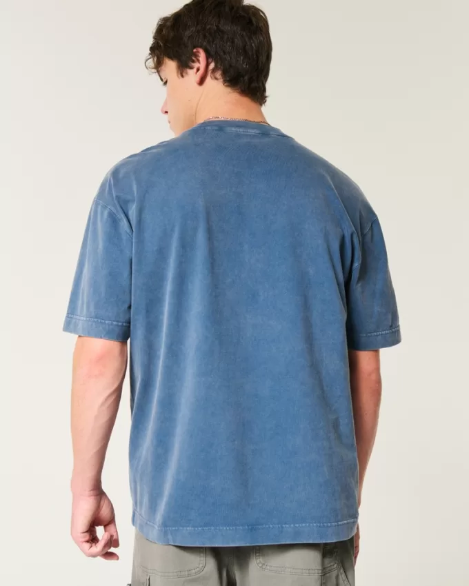 Boxy Heavyweight Washed Crew T-Shirt,Boxy Heavyweight Washed Crew T-Shirt