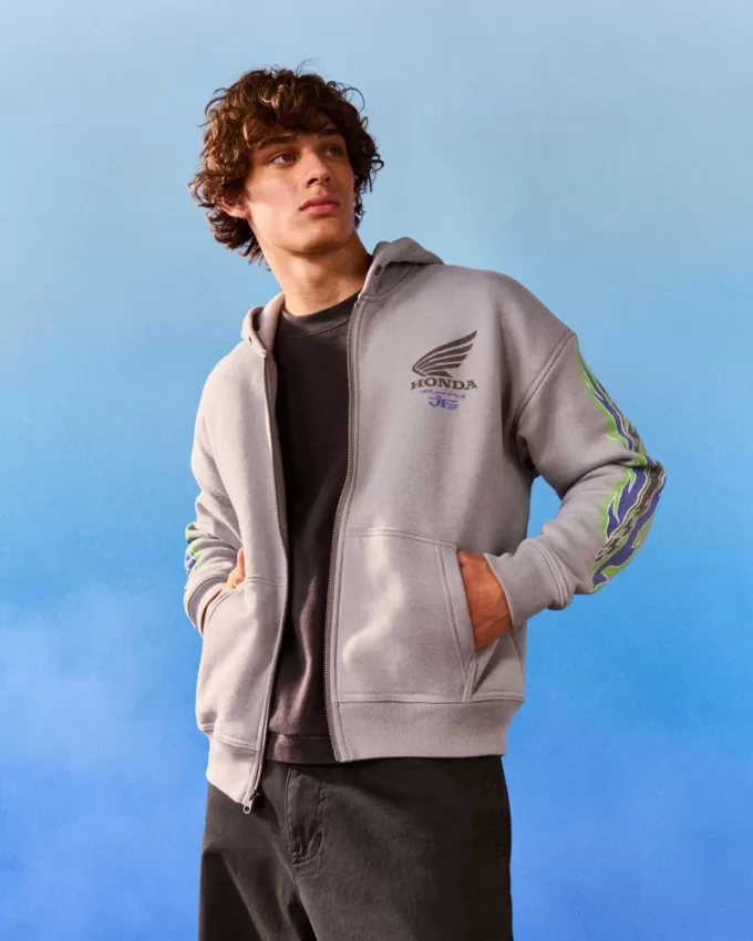 Boxy Honda Racing Graphic Zip-Up Hoodie,Boxy Honda Racing Graphic Zip-Up Hoodie Boxy Honda Racing Graphic Zip-Up Hoodie,Boxy Honda Racing Graphic Zip-Up Hoodie