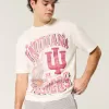 Boxy Indiana University Graphic Tee,Boxy Indiana University Graphic Tee
