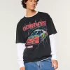 Boxy Jeff Gordon NASCAR Graphic Tee,Boxy Jeff Gordon NASCAR Graphic Tee