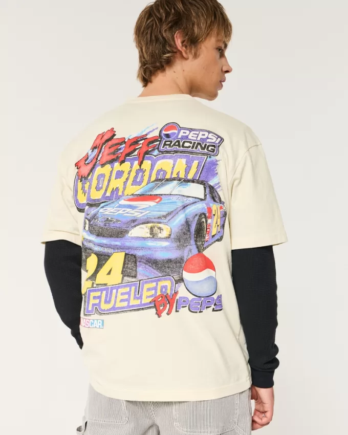 Boxy Jeff Gordon Pepsi Racing Graphic Tee,Boxy Jeff Gordon Pepsi Racing Graphic Tee