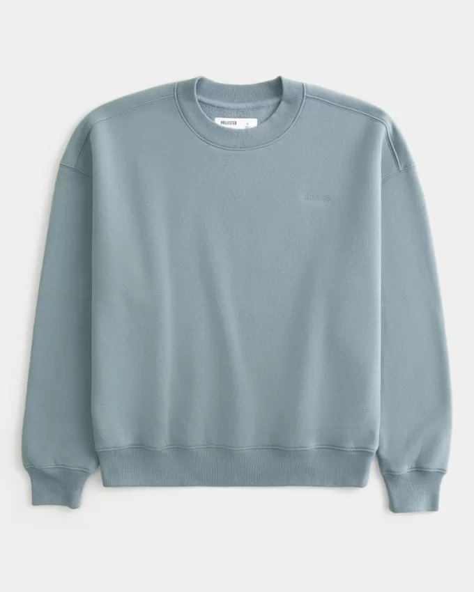 Boxy Logo Crew Sweatshirt,Boxy Logo Crew Sweatshirt Boxy Logo Crew Sweatshirt,Boxy Logo Crew Sweatshirt