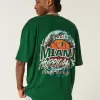 Boxy Miami Hurricanes Graphic Tee,Boxy Miami Hurricanes Graphic Tee Boxy Miami Hurricanes Graphic Tee,Boxy Miami Hurricanes Graphic Tee