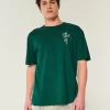 Boxy Michigan State University Graphic Tee,Boxy Michigan State University Graphic Tee