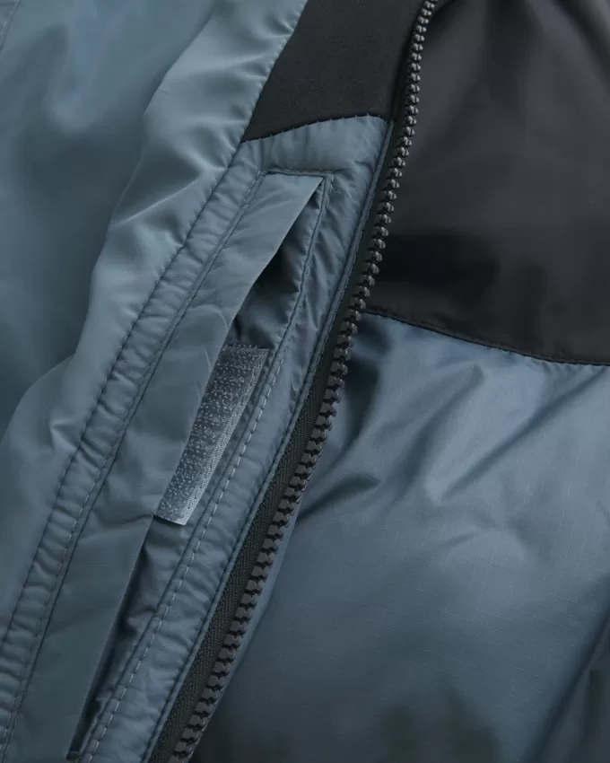 Boxy Mock-Neck Puffer Jacket,Boxy Mock-Neck Puffer Jacket