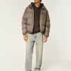 Boxy Mock-Neck Puffer Jacket,Boxy Mock-Neck Puffer Jacket
