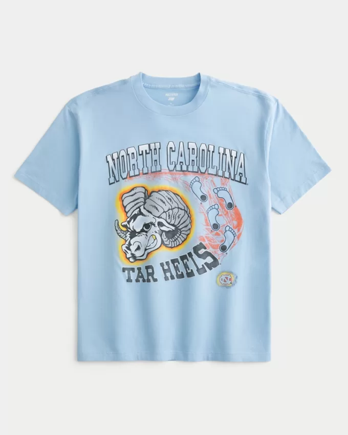 Boxy North Carolina Tar Heels Graphic Tee,Boxy North Carolina Tar Heels Graphic Tee