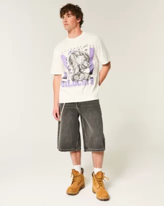 Boxy Northwestern University Wildcats Graphic Tee,Boxy Northwestern University Wildcats Graphic Tee Boxy Northwestern University Wildcats Graphic Tee,Boxy Northwestern University Wildcats Graphic Tee