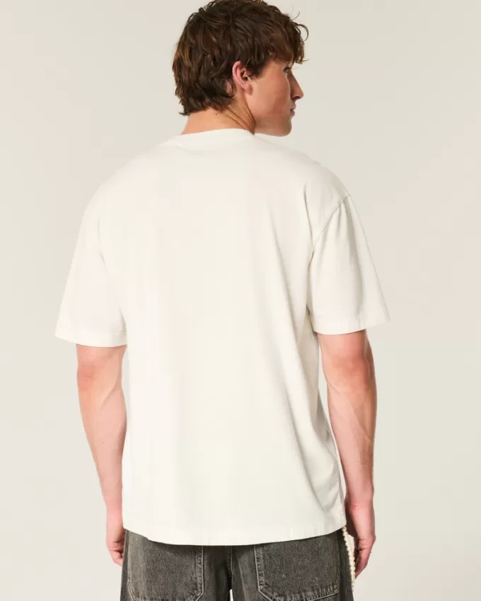 Boxy Northwestern University Wildcats Graphic Tee,Boxy Northwestern University Wildcats Graphic Tee