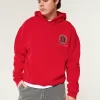 Boxy Ohio State Buckeyes Graphic Hoodie,Boxy Ohio State Buckeyes Graphic Hoodie