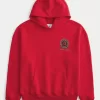 Boxy Ohio State Buckeyes Graphic Hoodie,Boxy Ohio State Buckeyes Graphic Hoodie