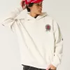 Boxy Ohio State Buckeyes Graphic Hoodie,Boxy Ohio State Buckeyes Graphic Hoodie