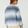 Boxy Ombre Stripe Cardigan,Boxy Ombre Stripe Cardigan