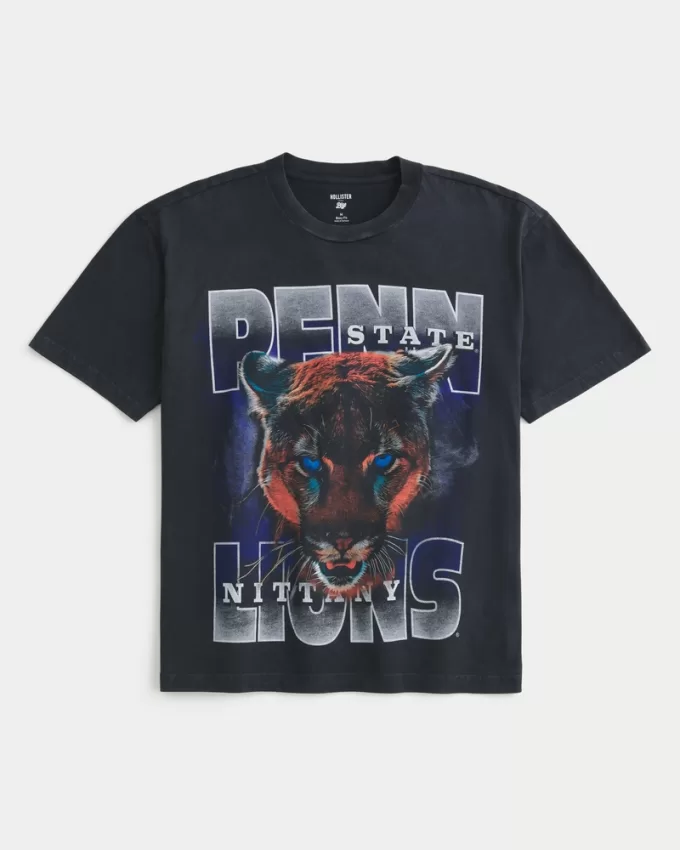 Boxy Penn State Nittany Lions Graphic Tee,Boxy Penn State Nittany Lions Graphic Tee Boxy Penn State Nittany Lions Graphic Tee,Boxy Penn State Nittany Lions Graphic Tee