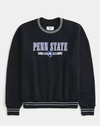 Boxy Penn State University Graphic Crew Sweatshirt,Boxy Penn State University Graphic Crew Sweatshirt Boxy Penn State University Graphic Crew Sweatshirt,Boxy Penn State University Graphic Crew Sweatshirt