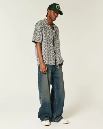 Boxy Short-Sleeve Crochet-Style Shirt,Boxy Short-Sleeve Crochet-Style Shirt Boxy Short-Sleeve Crochet-Style Shirt,Boxy Short-Sleeve Crochet-Style Shirt