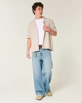 Boxy Short-Sleeve Crochet-Style Shirt,Boxy Short-Sleeve Crochet-Style Shirt Boxy Short-Sleeve Crochet-Style Shirt,Boxy Short-Sleeve Crochet-Style Shirt