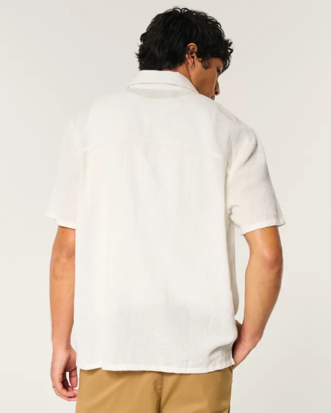 Boxy Short-Sleeve Shirt,Boxy Short-Sleeve Shirt Boxy Short-Sleeve Shirt,Boxy Short-Sleeve Shirt