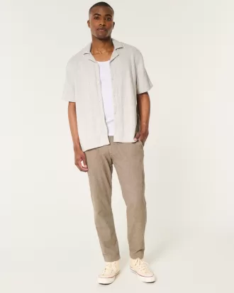 Boxy Short-Sleeve Textured Shirt,Boxy Short-Sleeve Textured Shirt