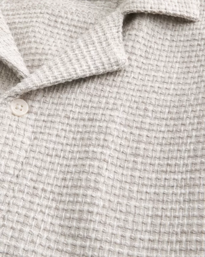 Boxy Short-Sleeve Textured Shirt,Boxy Short-Sleeve Textured Shirt Boxy Short-Sleeve Textured Shirt,Boxy Short-Sleeve Textured Shirt