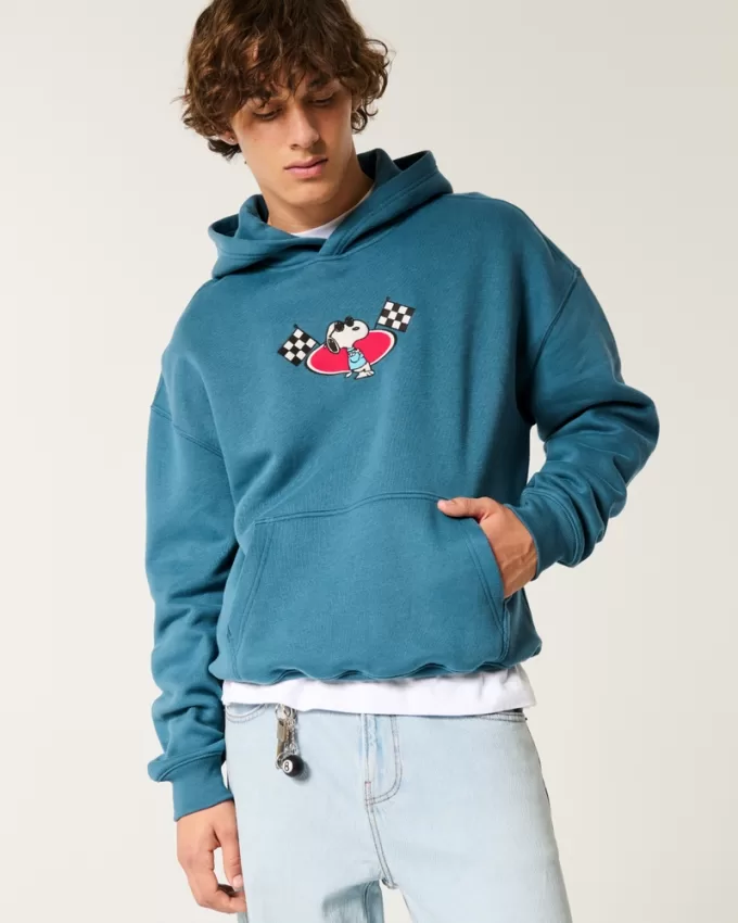 Boxy Snoopy Graphic Hoodie,Boxy Snoopy Graphic Hoodie Boxy Snoopy Graphic Hoodie,Boxy Snoopy Graphic Hoodie