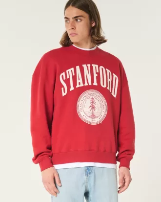 Boxy Stanford University Graphic Crew Sweatshirt,Boxy Stanford University Graphic Crew Sweatshirt Boxy Stanford University Graphic Crew Sweatshirt,Boxy Stanford University Graphic Crew Sweatshirt