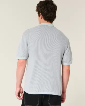 Boxy Sweater Polo,Boxy Sweater Polo