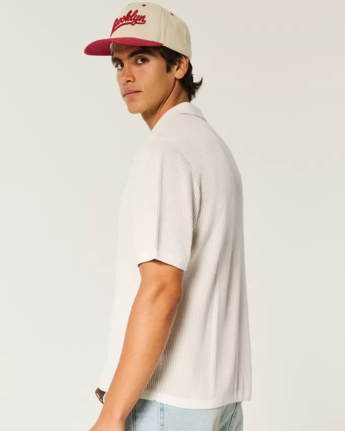 Boxy Sweater Polo,Boxy Sweater Polo