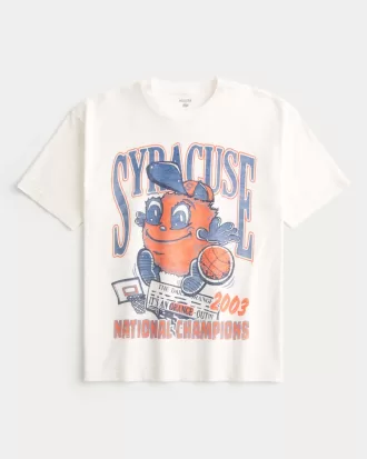 Boxy Syracuse Graphic Tee,Boxy Syracuse Graphic Tee Boxy Syracuse Graphic Tee,Boxy Syracuse Graphic Tee