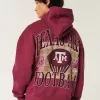 Boxy Texas A&M Graphic Hoodie,Boxy Texas A&M Graphic Hoodie