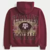 Boxy Texas A&M Graphic Hoodie,Boxy Texas A&M Graphic Hoodie