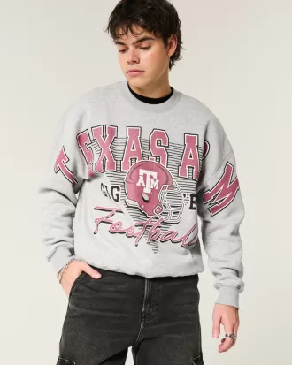 Boxy Texas A&M University Graphic Crew Sweatshirt,Boxy Texas A&M University Graphic Crew Sweatshirt Boxy Texas A&M University Graphic Crew Sweatshirt,Boxy Texas A&M University Graphic Crew Sweatshirt