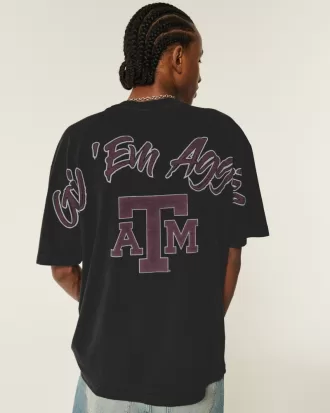 Boxy Texas A&M University Graphic Tee,Boxy Texas A&M University Graphic Tee Boxy Texas A&M University Graphic Tee,Boxy Texas A&M University Graphic Tee