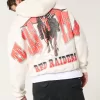 Boxy Texas Tech Graphic Hoodie,Boxy Texas Tech Graphic Hoodie