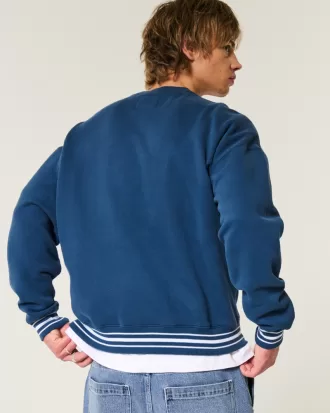 Boxy The Players Golf Graphic Crew Sweatshirt,Boxy The Players Golf Graphic Crew Sweatshirt