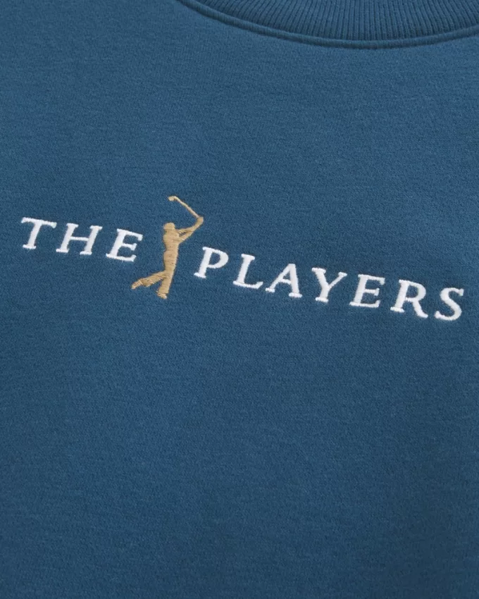 Boxy The Players Golf Graphic Crew Sweatshirt,Boxy The Players Golf Graphic Crew Sweatshirt
