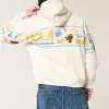 Boxy UCLA Graphic Hoodie,Boxy UCLA Graphic Hoodie