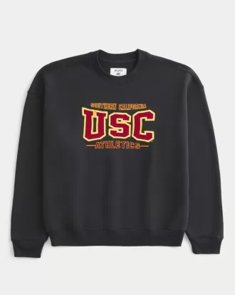 Boxy USC Athletics Graphic Crew Sweatshirt,Boxy USC Athletics Graphic Crew Sweatshirt Boxy USC Athletics Graphic Crew Sweatshirt,Boxy USC Athletics Graphic Crew Sweatshirt