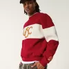 Boxy USC Graphic Crew Sweatshirt,Boxy USC Graphic Crew Sweatshirt
