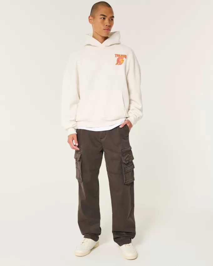 Boxy USC Trojans Graphic Hoodie,Boxy USC Trojans Graphic Hoodie Boxy USC Trojans Graphic Hoodie,Boxy USC Trojans Graphic Hoodie