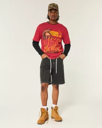 Boxy USC Trojans Graphic Tee,Boxy USC Trojans Graphic Tee Boxy USC Trojans Graphic Tee,Boxy USC Trojans Graphic Tee